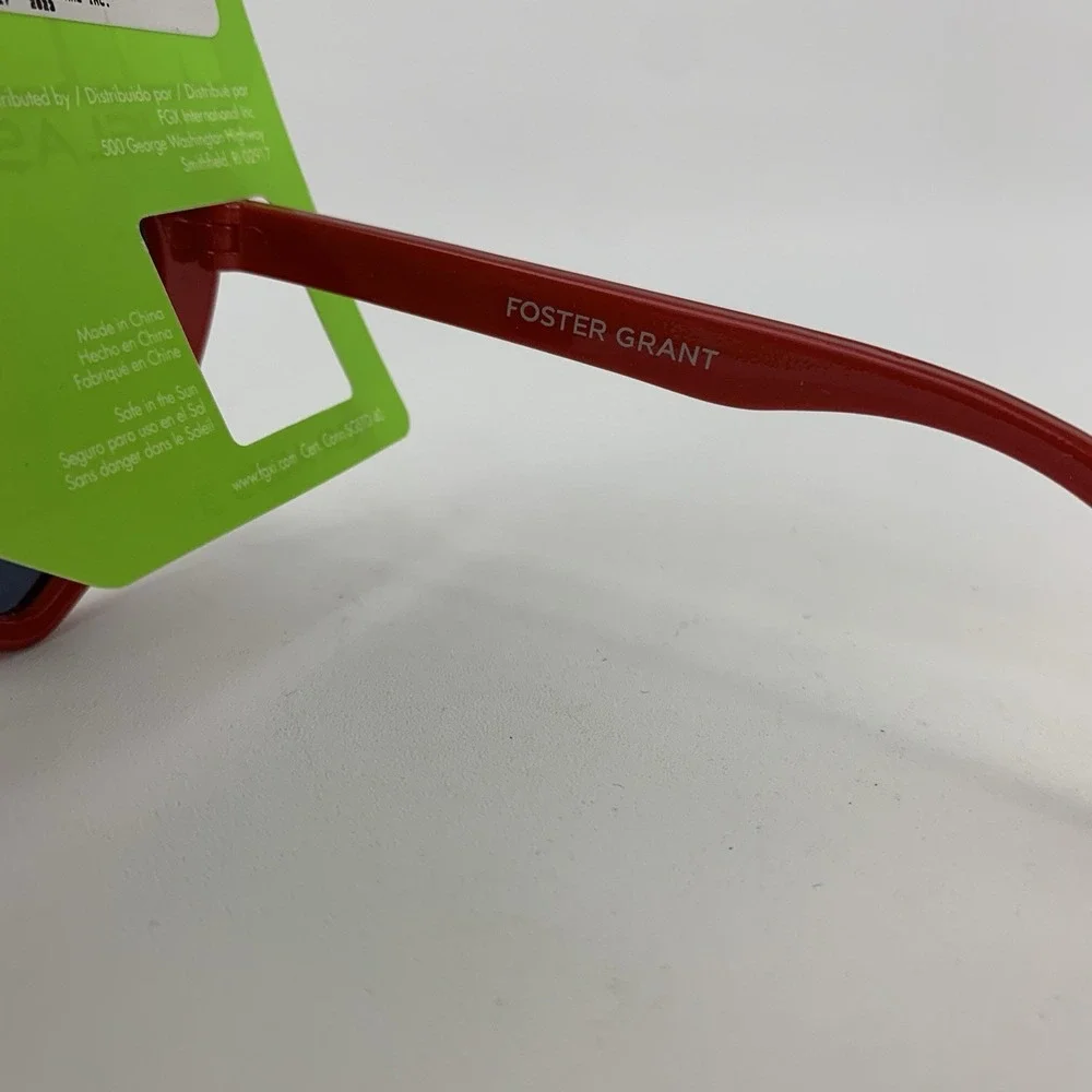 Foster Grant Suntastic Kids Heart Sunglasses Red UVA UVB Protection Age 3+